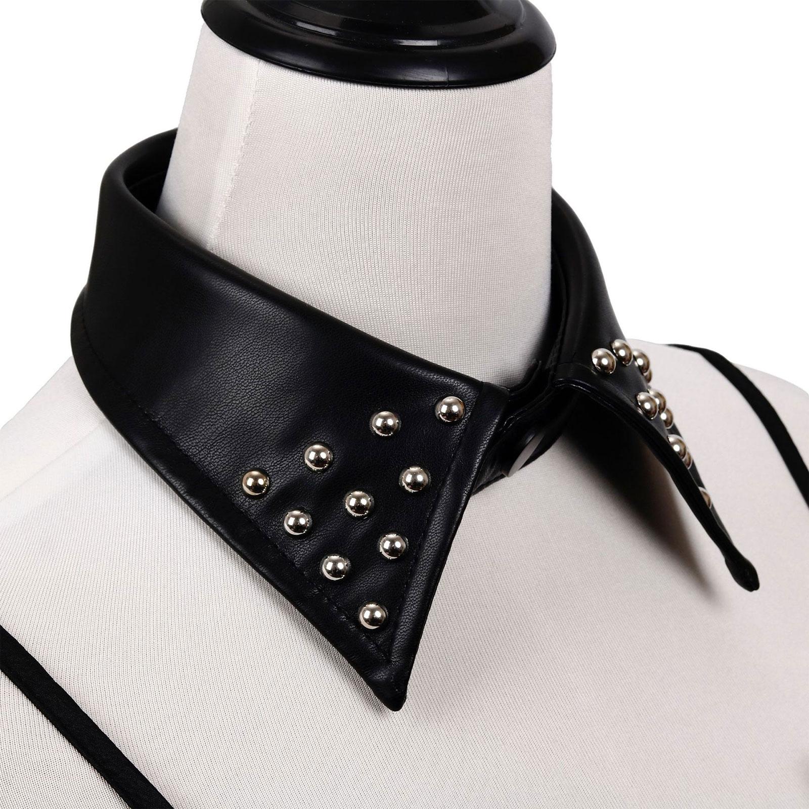 Necklaces - Lightweight Women False Collar PU Leather