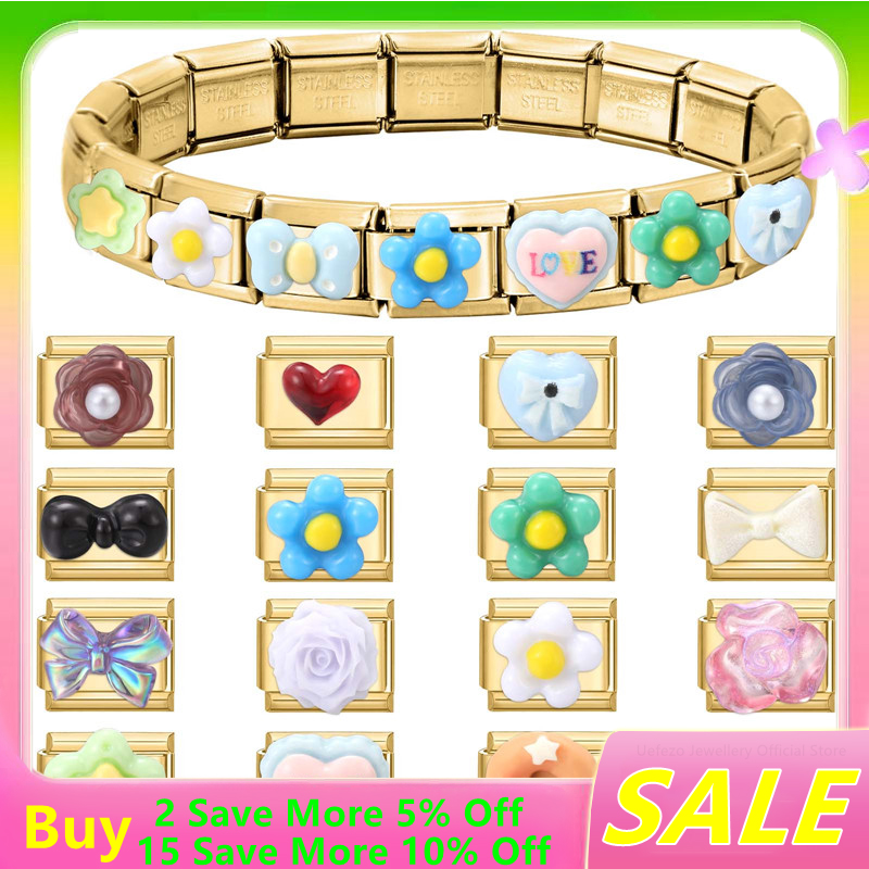 Bracelets - Bow Knot Heart Flower Love Heart