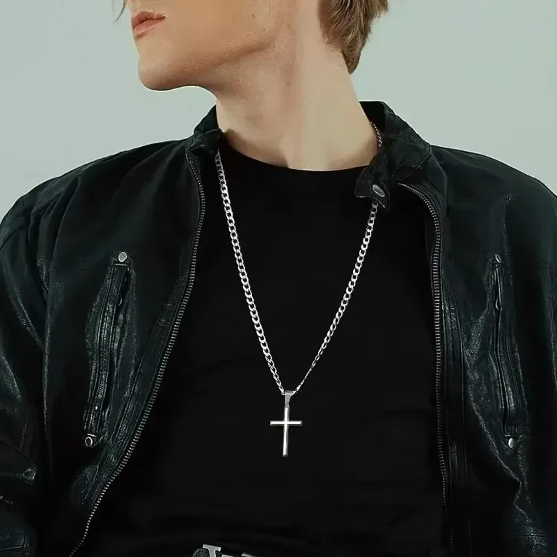 925 Sterling Silver Cross Neck - 925 Sterling Silver Chain Necklace Men 评论和价格