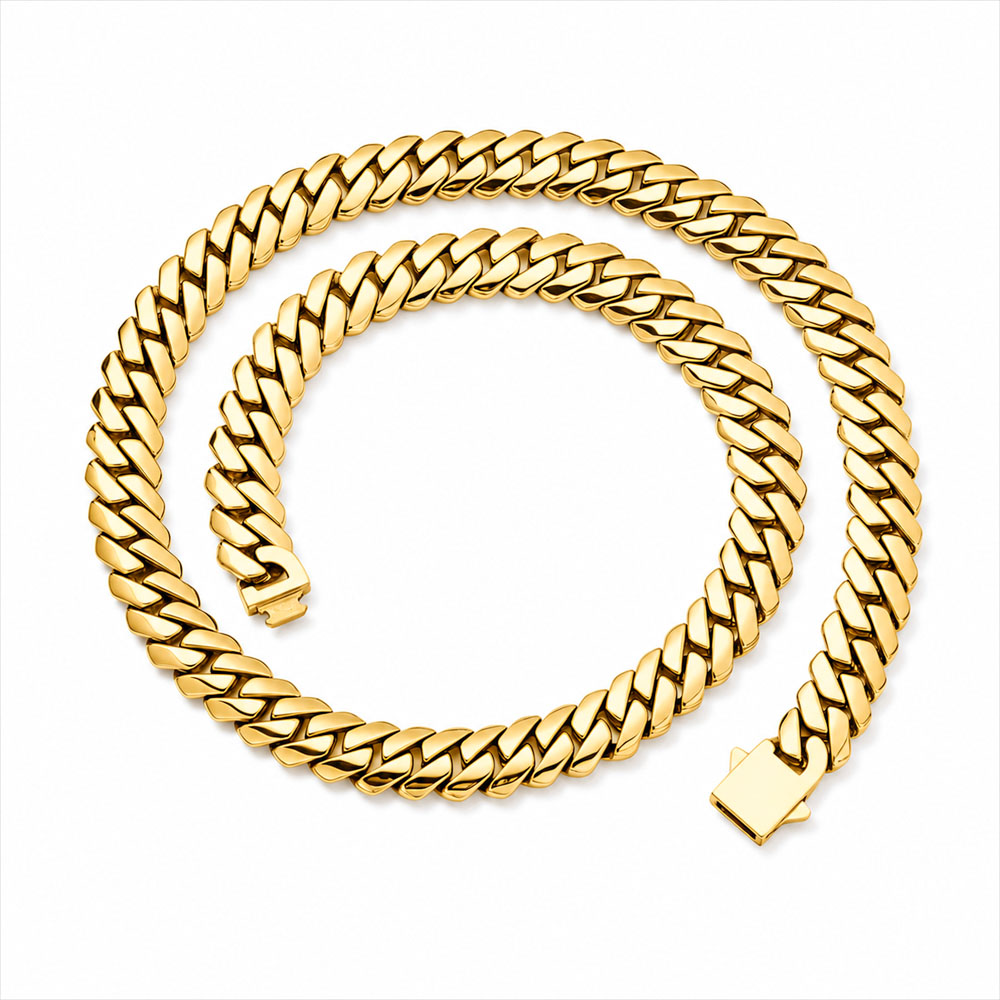 ESKEEM High Polished Stainless - Cuban Link Chain 12Mm 评论和价格