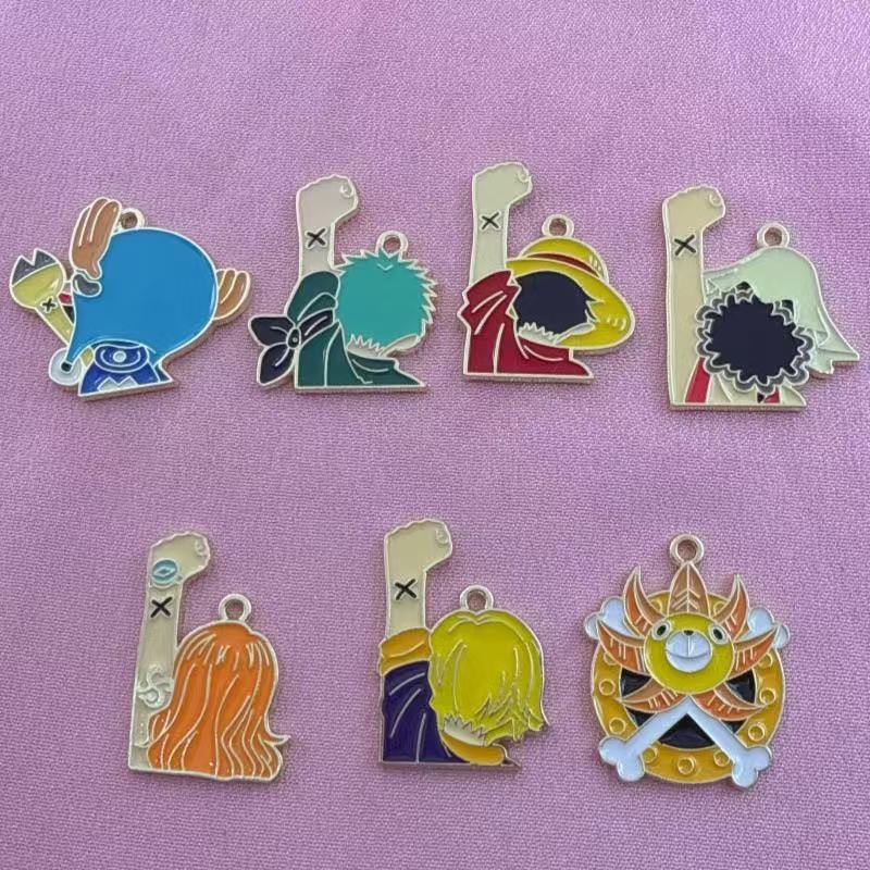 10PCS alloy drip oil cartoon p - Earrings 评论和价格