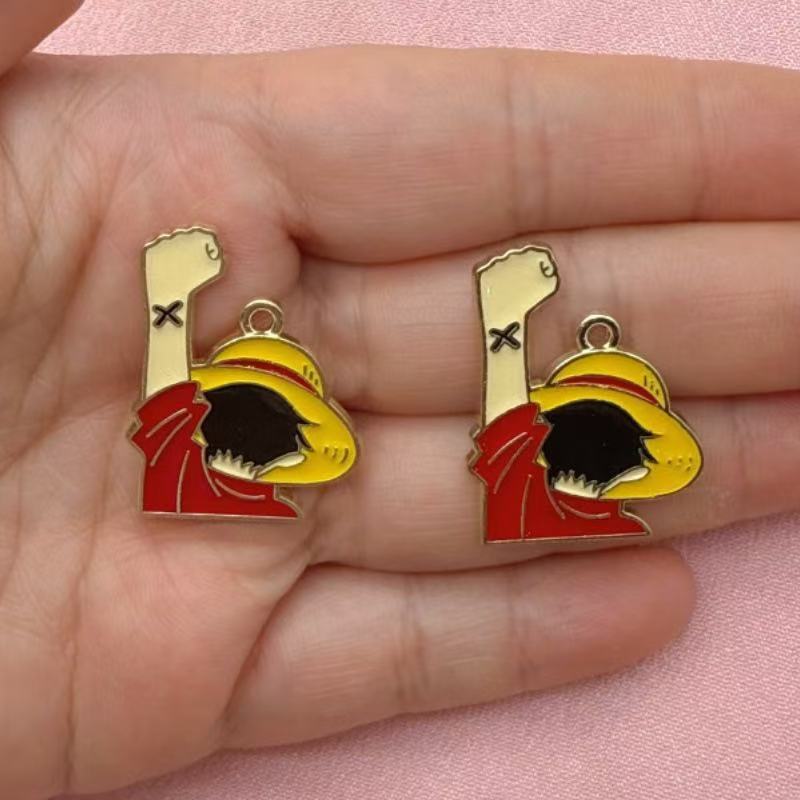 10PCS alloy drip oil cartoon p - Earrings 评论和价格