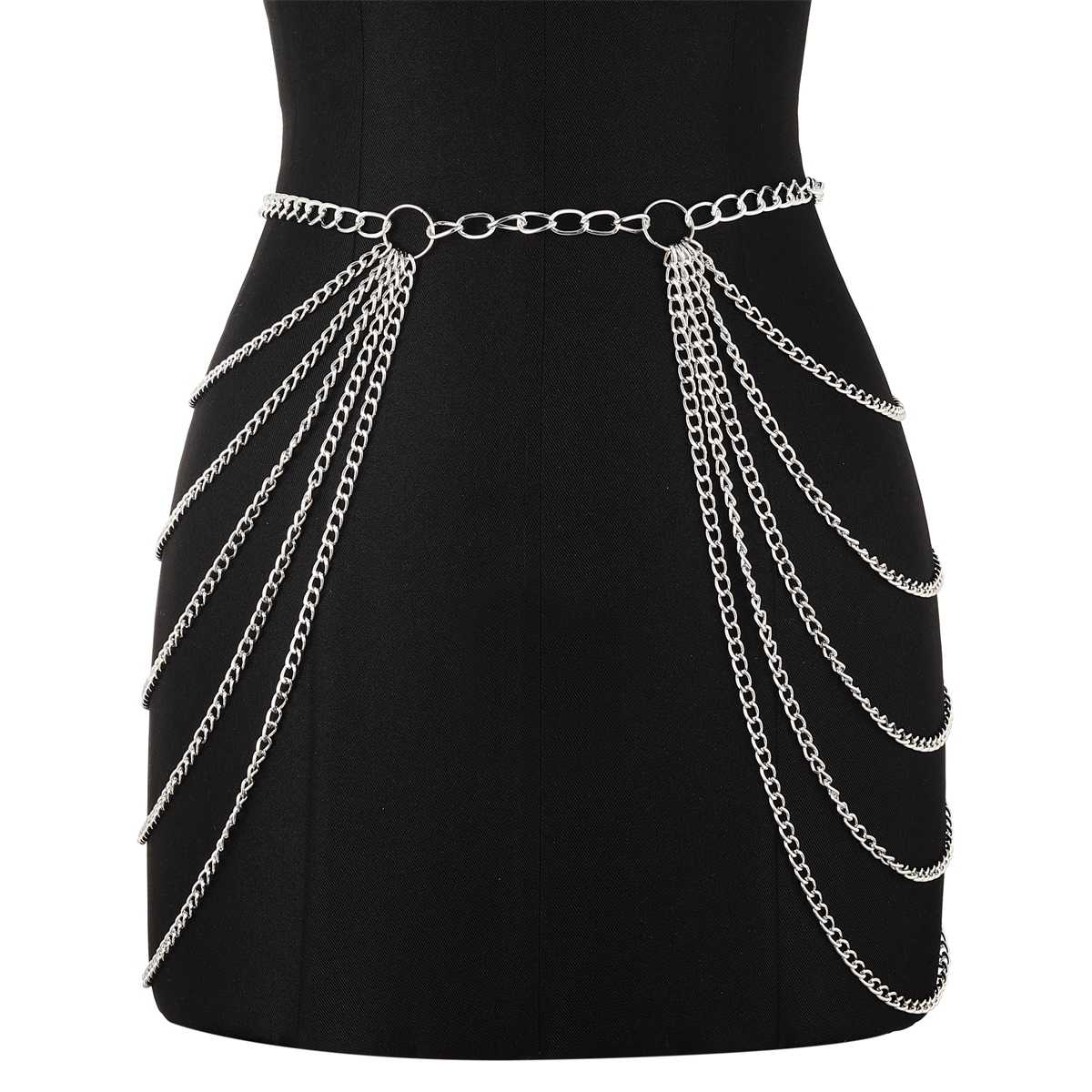 Metal Waist Chain Belt Multila - Body Jewelry 评论和价格