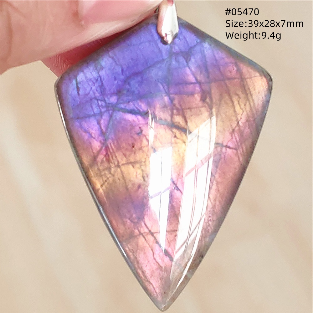 Natural Blue Light Labradorite - 925 Sterling Silver Chain Necklace Men 评论和价格