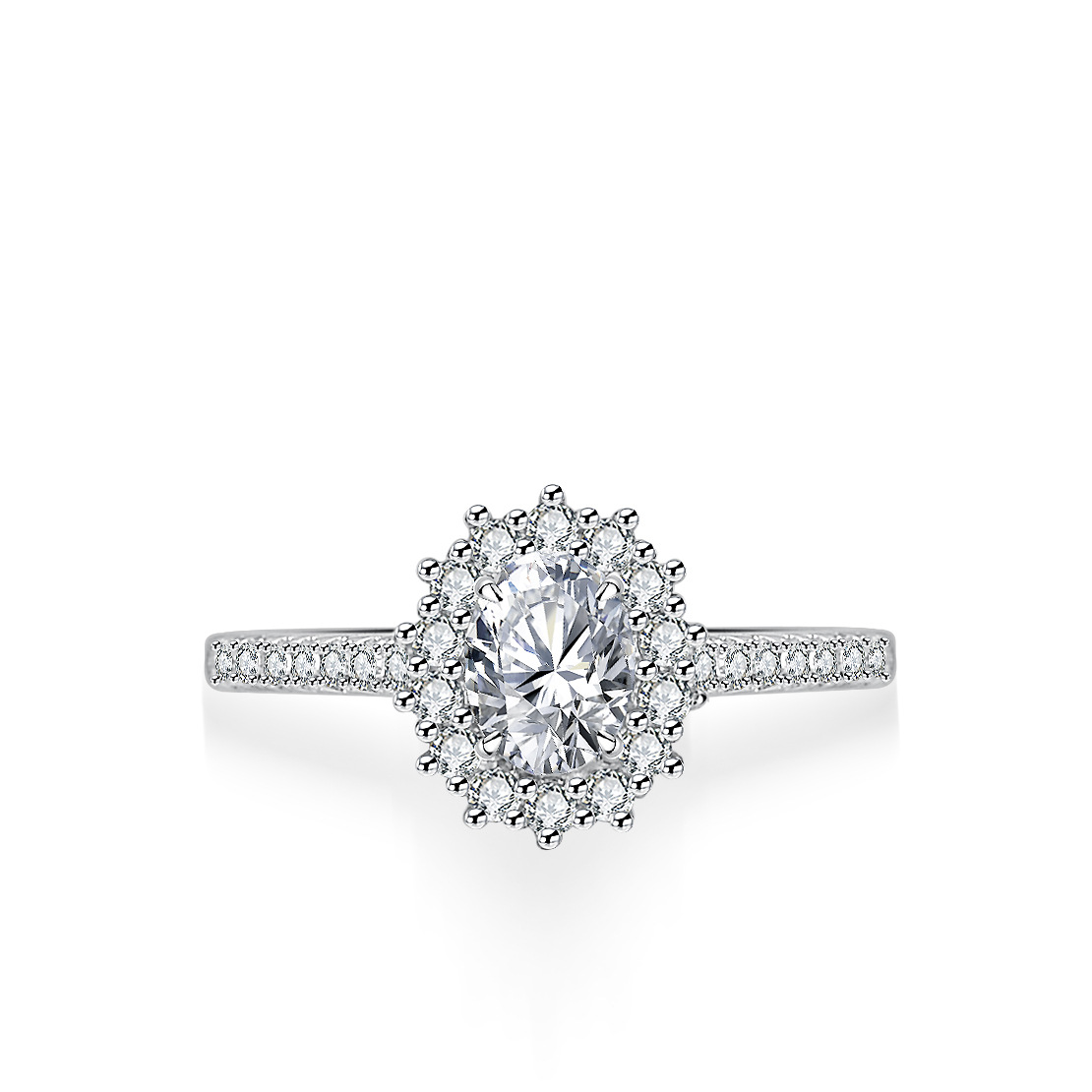 Alien Moissanite Ring for Wome - Moissanite Engagement Ring 1 Carat 评论和价格