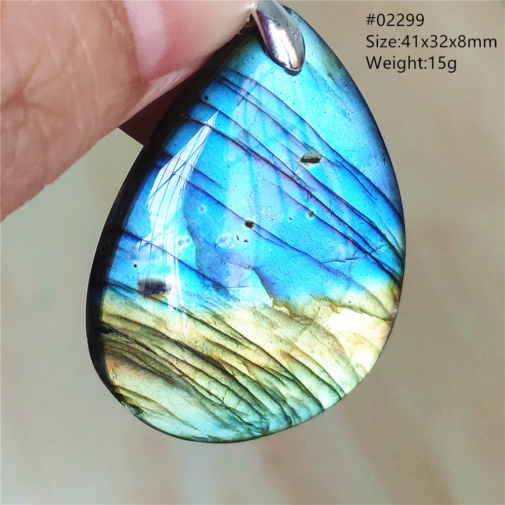 Natural Colorful Labradorite P - 925 Sterling Silver Chain Necklace Men 评论和价格