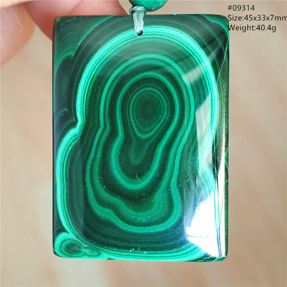 Natural Green Chrysocolla Pend - 925 Sterling Silver Chain Necklace Men 评论和价格