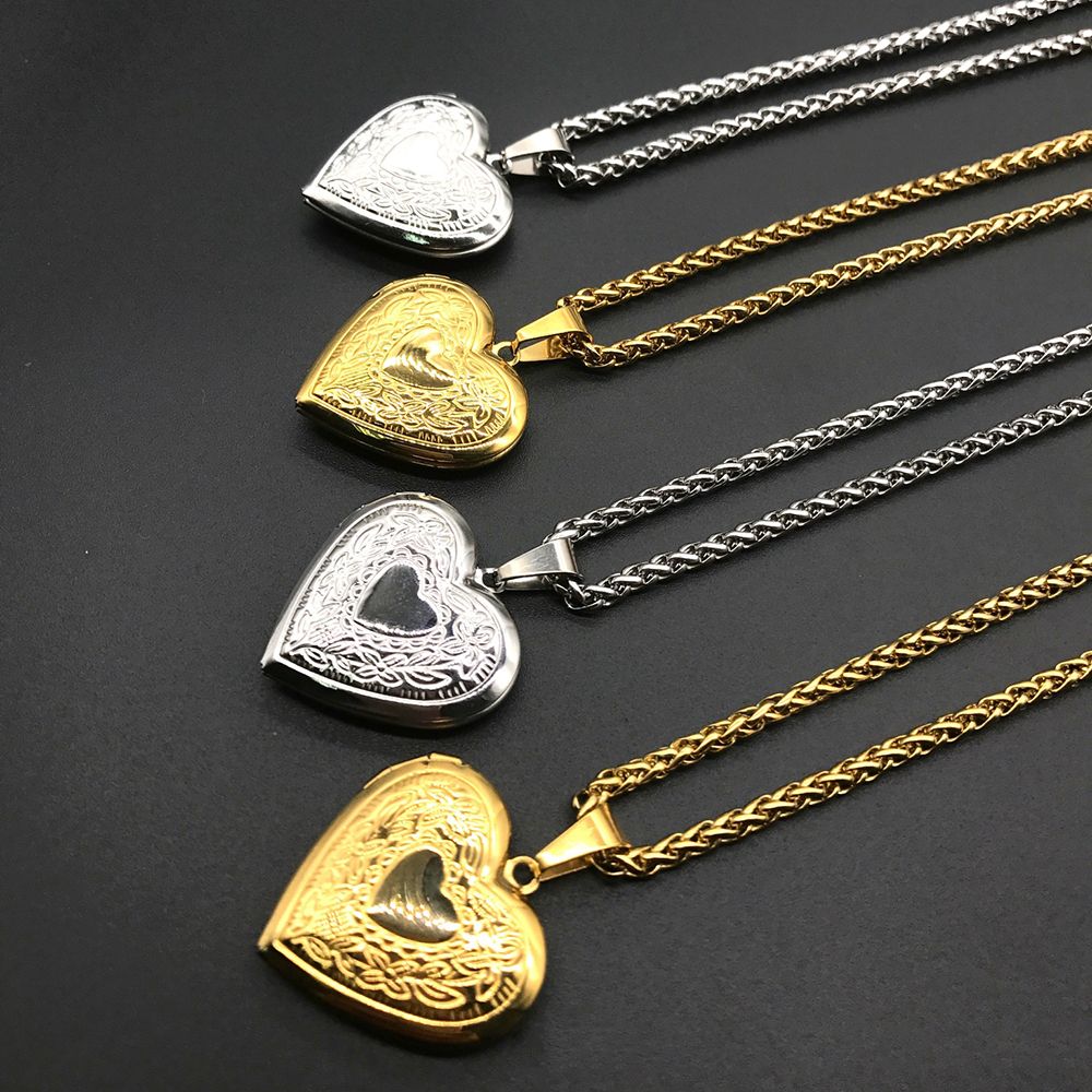 Love Heart Secret Message Lock - Heart Locket Necklace Photo 评论和价格
