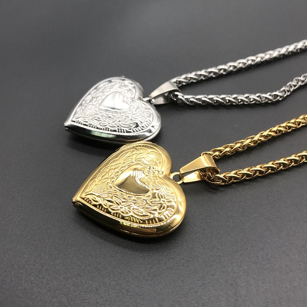 Love Heart Secret Message Lock - Heart Locket Necklace Photo 评论和价格
