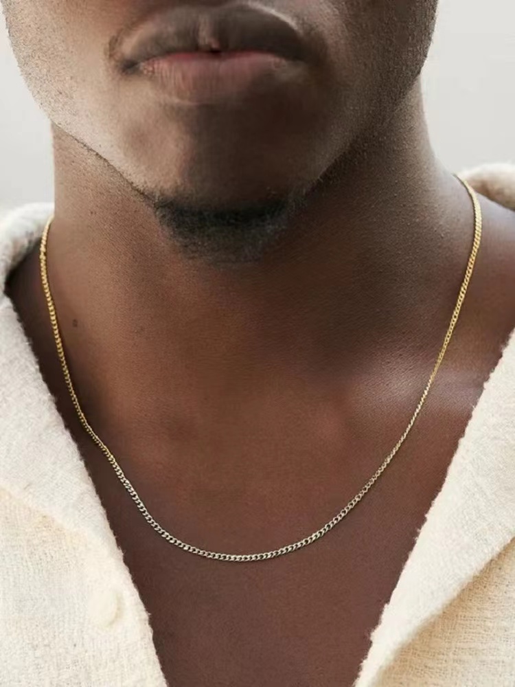 Men Stainless Steel Basic Chai - Cuban Link Chain 12Mm 评论和价格